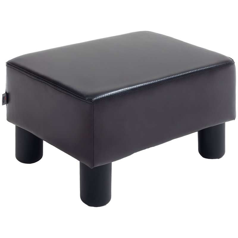 40cm Wide Solid Colour Footstool Ottoman