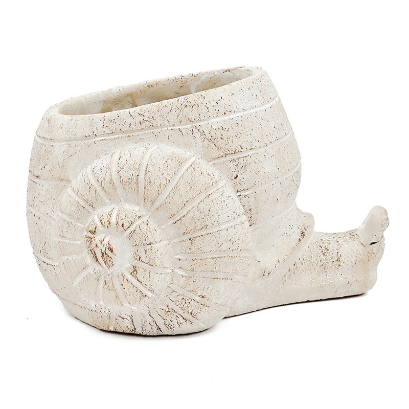Jardinière moderne, pot à fleurs décoratif escargot