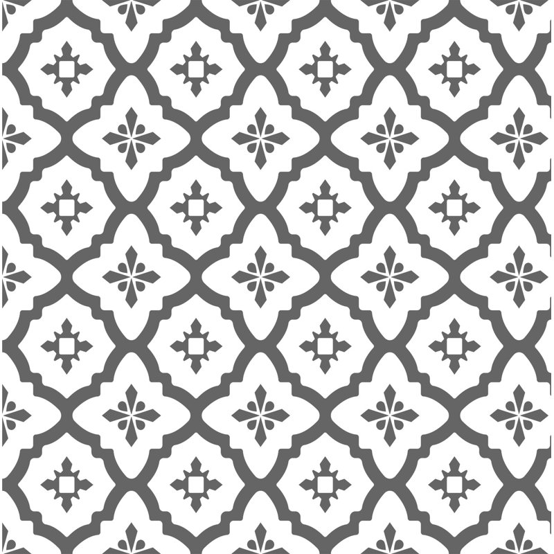 45.72cm W x 274.32cm L Vinyl Peel and Stick Mosaic Tile