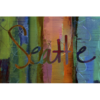 Abstract Seattle - Painting