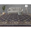 Sultanabad Wool Oriental Area Rug in Aubergine/Gold