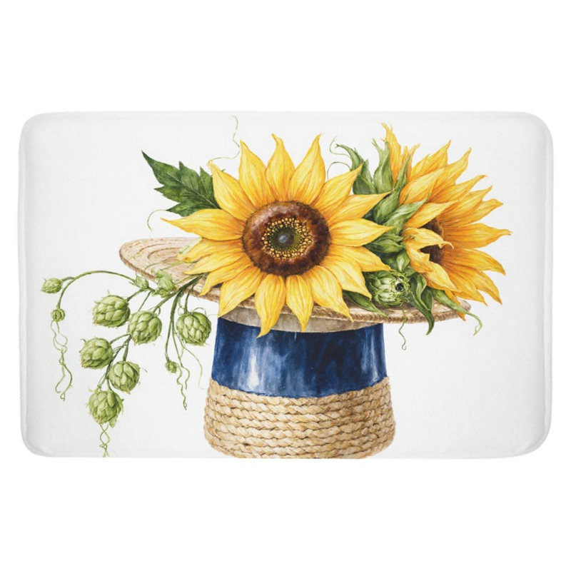 Tapis pour salle de bain Sunflower