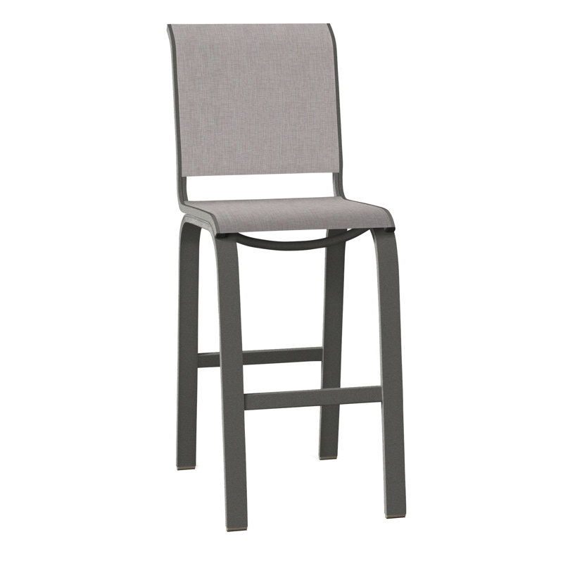 Tabouret de bar 29,5 po Holna, Graphite texturé, Oursin