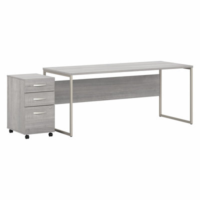 Bureau et piédestal mobile à 3 tiroirs
