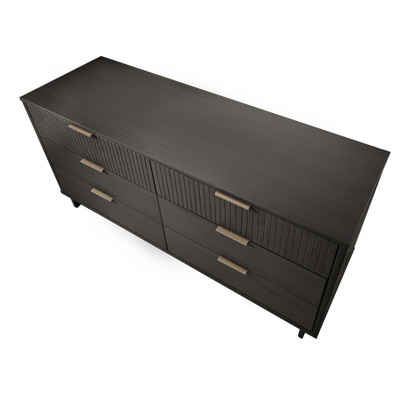 Commode 55 po Granville (6 tiroirs) Granville, Gris anthracite
