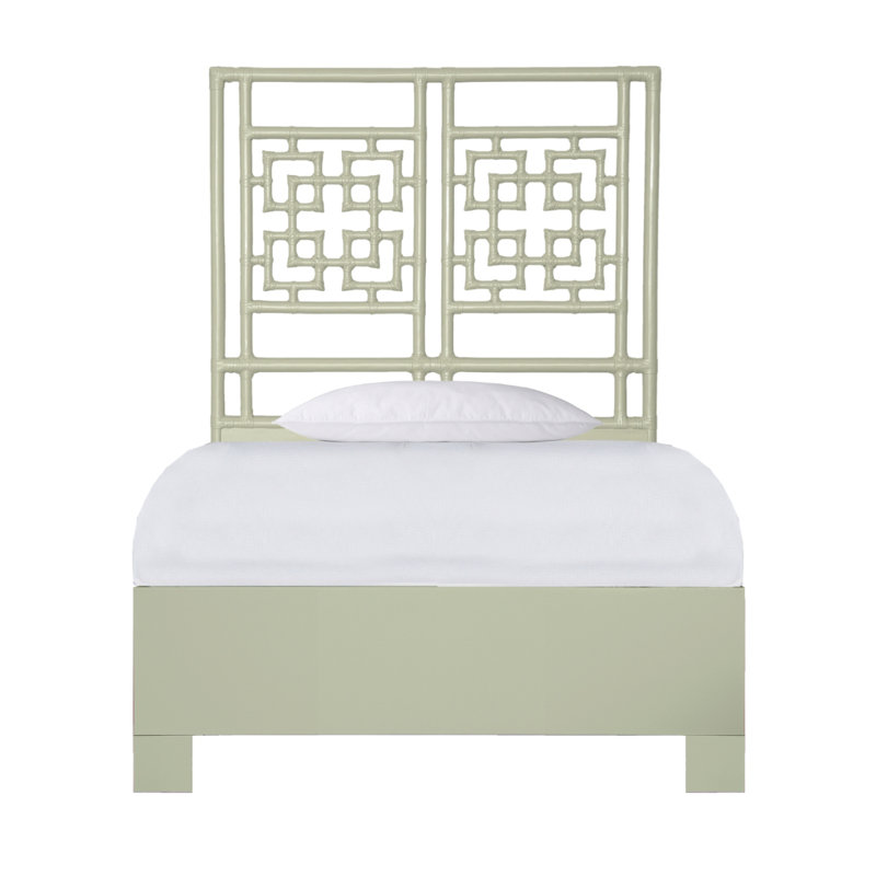 Palm Springs Low Profile Standard Bed, Twin XL, Light Gray