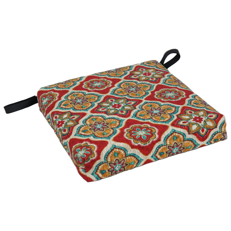 Outdoor 3'' Seat Cushion, Adonis Jewel