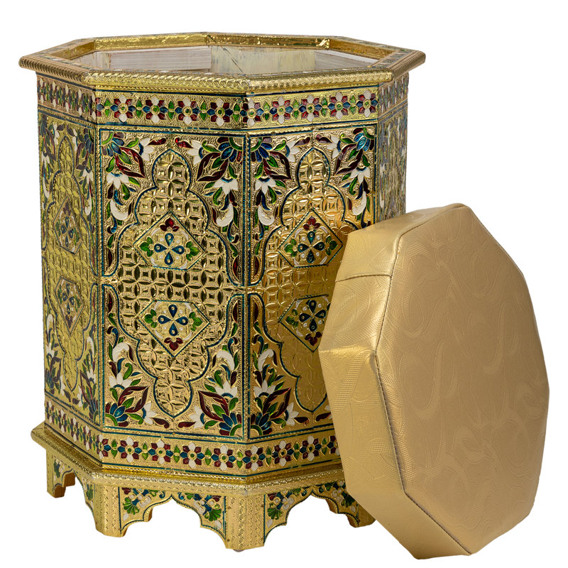 Basilotto Aluminium Accent Stool