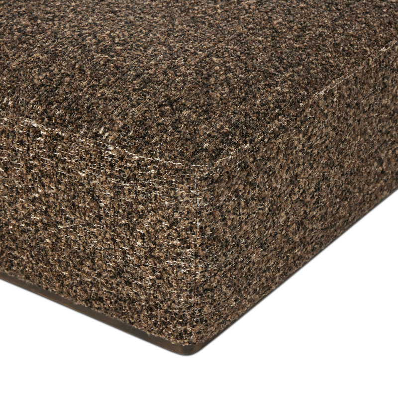 Sinclair Square Ottoman, 36", Barrow Taupe, Ivan Granite 60% Acrylic/33% Cotton/7% Polyester