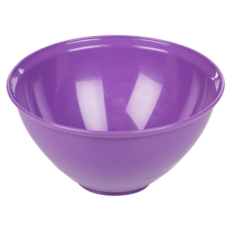 Plastic Colourful Kitchen Mixing Salad Bowl, 1.149 Quarts, Purple