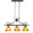 3-lights Tiffany Chandelier