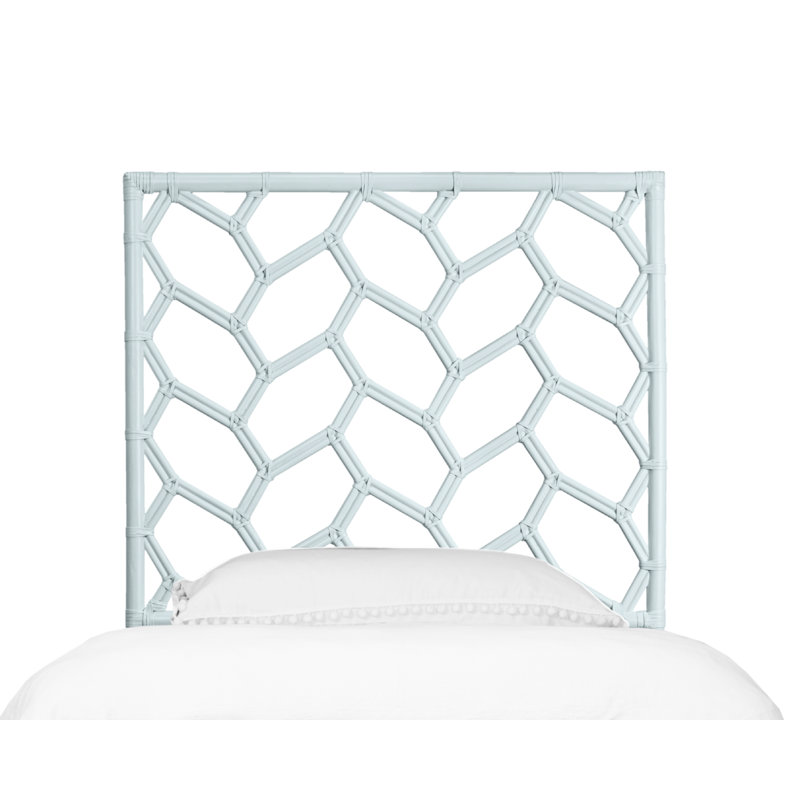Tête de lit Silas, Simple extra long, Bleu clair