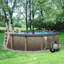 Ensemble de piscine à paroi supérieure en métal 8 po Riviera-88076026
