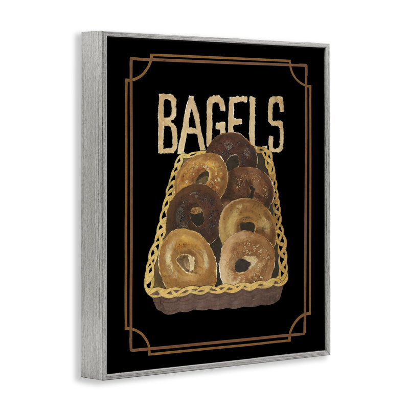 Panier de bagels par Nancy Overton, Estampe numérique Farmhouse, H 30 po x l 24 po