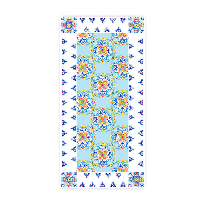 Talavera Table Cloth, 144" L x 70" W