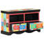 Solid Wood Rectangle Accent Cabinet