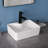 Paklorde 11.81'' White Ceramic Rectangular Bathroom Sink