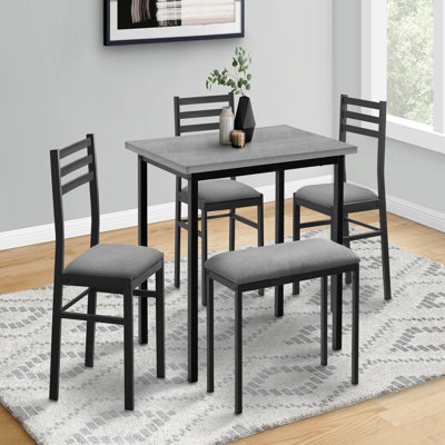 Ensemble repas, 5 pièces, ensemble rectangulaire 40 po