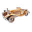 Modèle d'automobile rétro en bois Hucklow