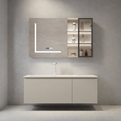 European minimalist style bathroom cabinet
