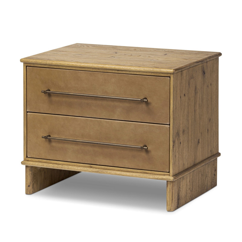 Table de chevet en bois massif l 28 po Stella