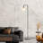 Crimley 64.5" Industrial Standing Arched Floor Lamp and Bulb Included-467890765