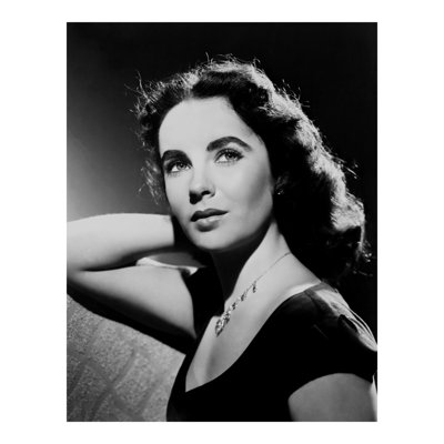Elizabeth Taylor Classical Elegance  Unframed Photograph