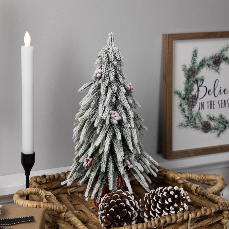 Faux pin 14 po en pot