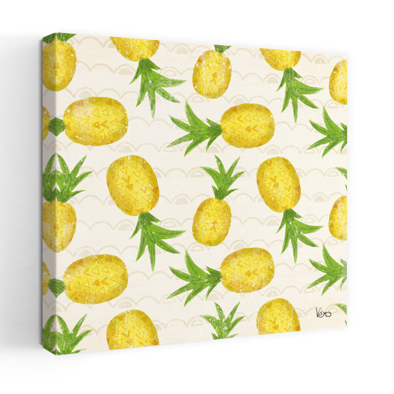 Good Good Vibes, art tropical d'été Viia, H 48 po x l 48 po