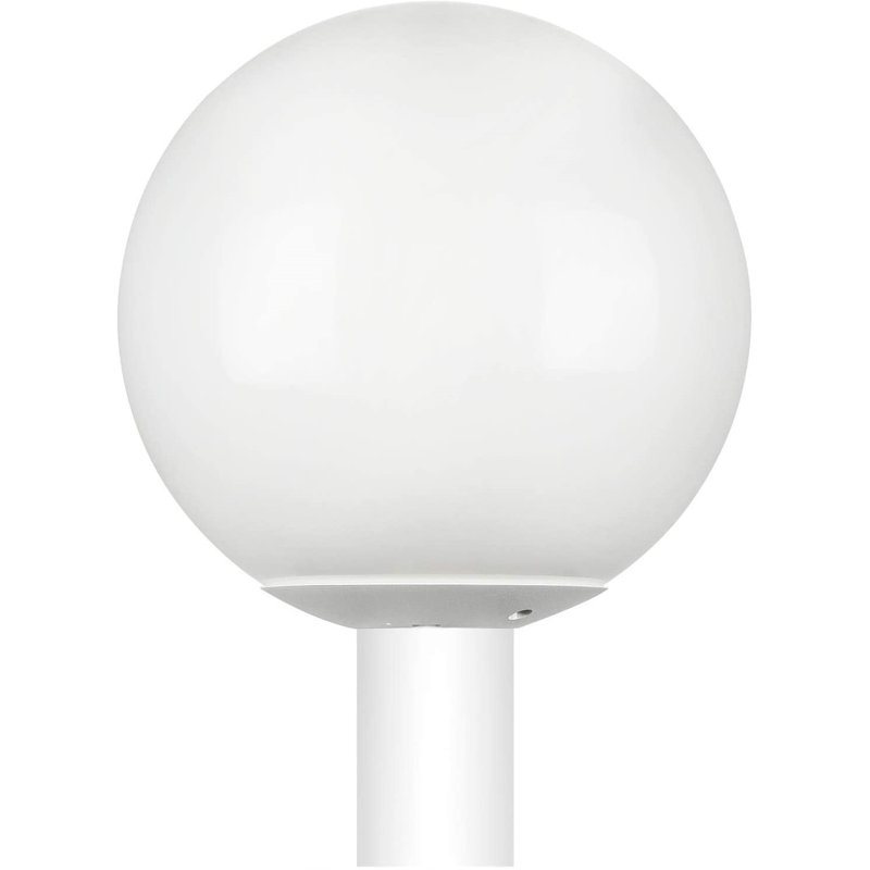 Aken Frosted Lantern Head, 13" H x 12" W, White