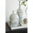 Vase-Black-And-White Swirl
