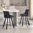 Velvet Upholstered Barstools set of 2-1937479432