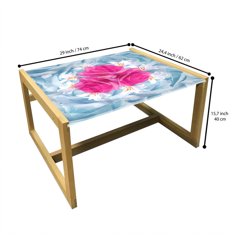 Jamina Sled Coffee Table, 40cm H x 74cm W x 62cm D