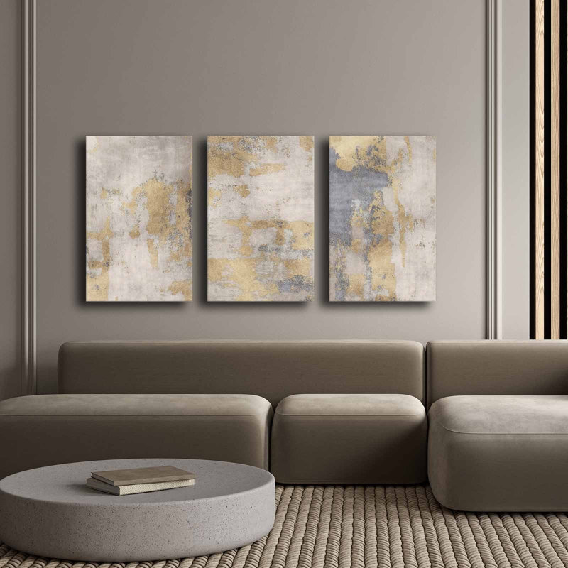 Peinture décorative sur toile (3 pièces)