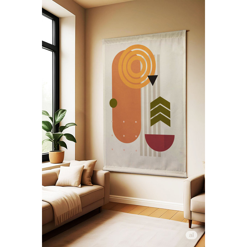 Stunning Decorative Polyester Painting, 57.1 x 78.7 inches | 50% Cotton / 50% Polyester, Perfect for Living Room & Bedroom Decor | Vibrant Colors & Unique Design for an Elegant Touch in Any Space
