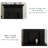 Black Solid Wood Freestanding Fireplace