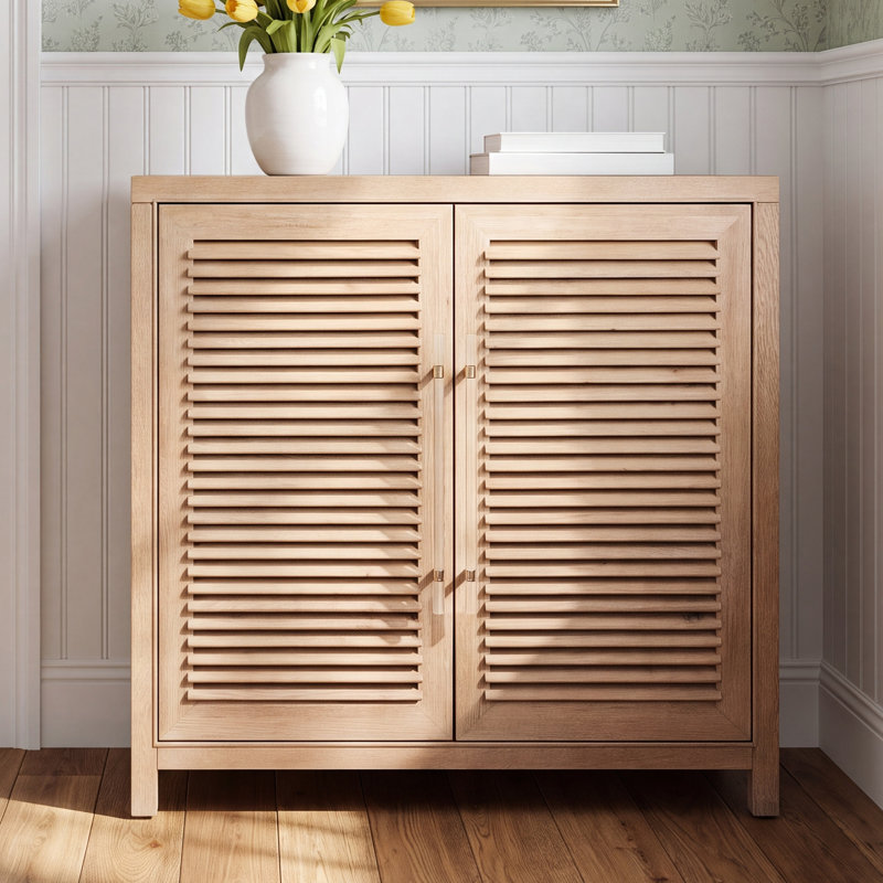 Rosalie 20'' Solid Wood Bar Cabinet
