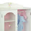 Teamson Kids Princess Toy Closet Double Door Shaker Dresser with Hangers for 18" Dolls-31675000