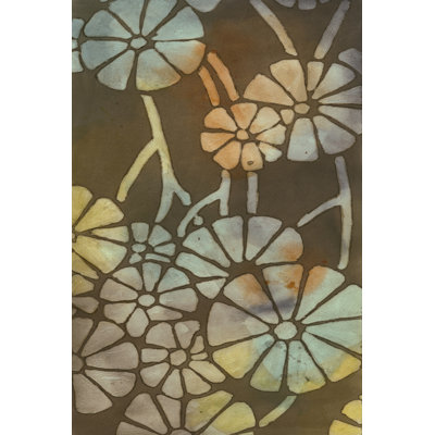 May Floral I - Wrapped Canvas Print