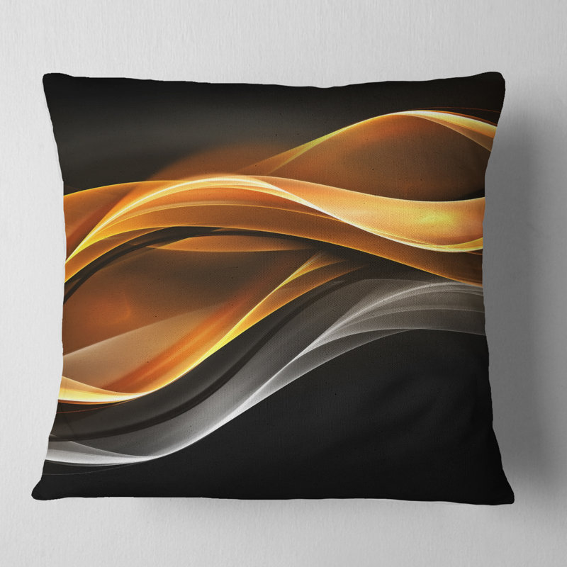  Coussin abstrait, Coussin décoratif, 16 po x 1 po