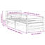 Bed Frame with Headboard Engineered Wood