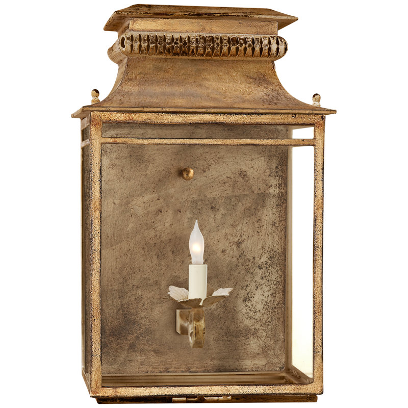 Suzanne Kasler Flea Market Lantern, Gilded Iron