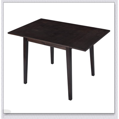 29"- 45" Extendable Dining Table For 4, Folding Kitchen Table With Rubberwood Legs