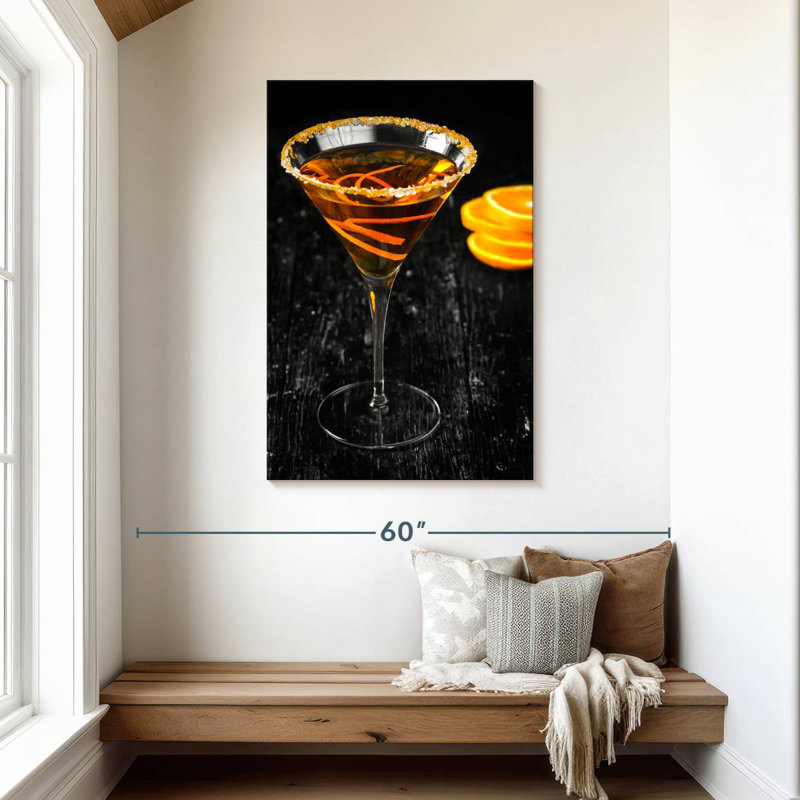 Yarlin Citrus Martini Cocktail, 45" H x 30" W