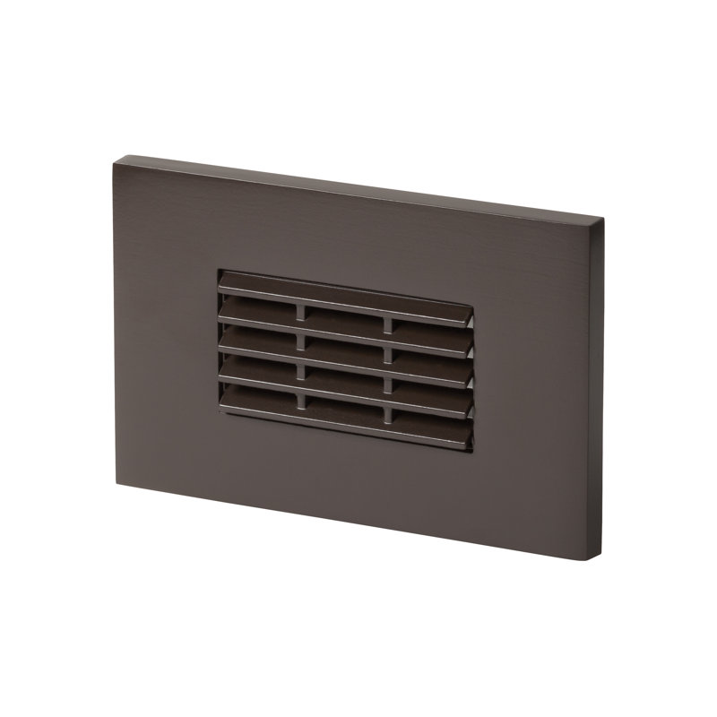 LED Step Lighting Satin Nickel Integrated LED Metal Step Light, Painted Antique Bronze