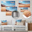 Dunes désertiques, horizon panoramique VI - désert, art mural en métal-152358248