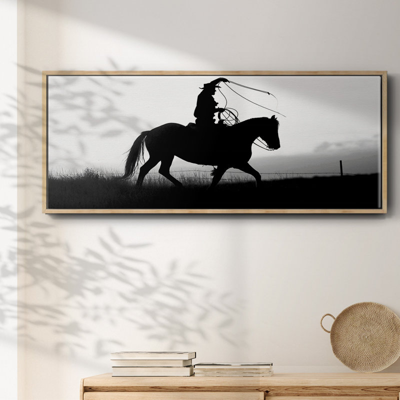 «Rope and Ride II», toile encadrée, H 8 po x l 20 po