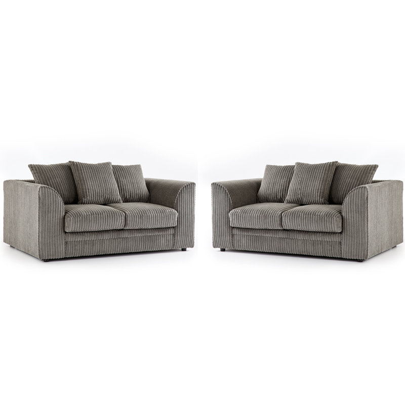 Simsbury 2 - Piece Living Room Set, Charcoal