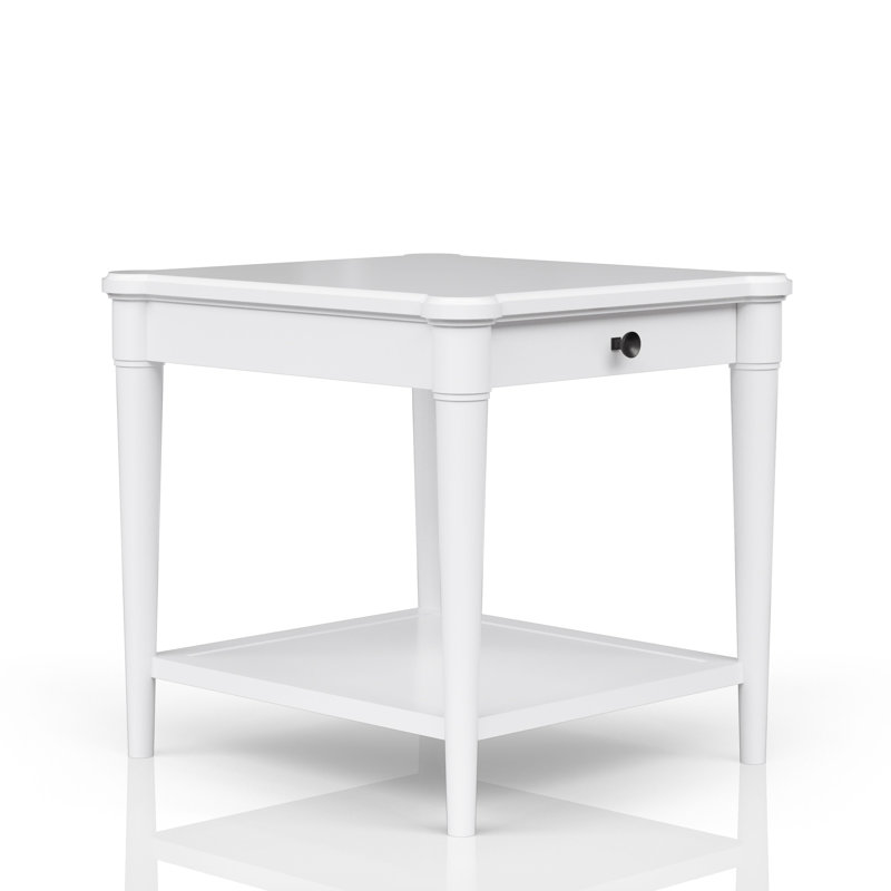 Table de bout Dana Heights, Blanc