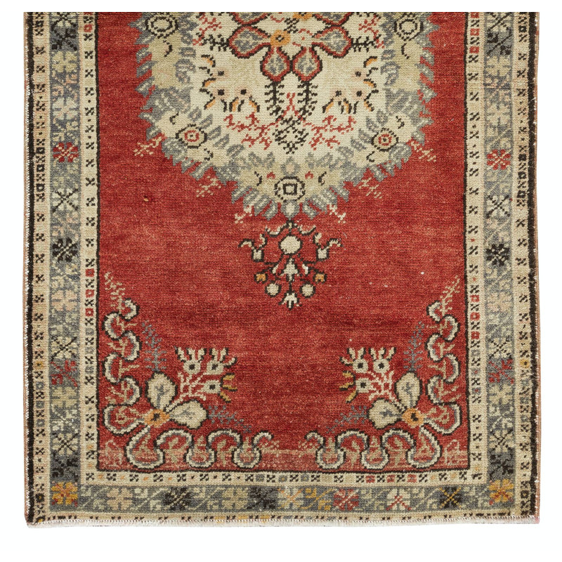 Tapis traditionnel traditionnel turc avec motif médaillon